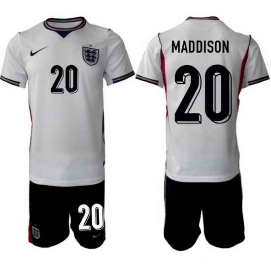 England FIFA World Cup 2026 White Soccer Jersey James Maddison #20